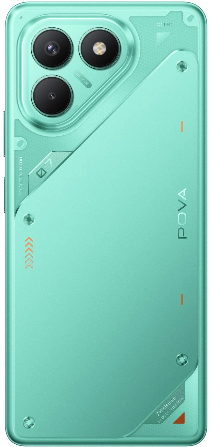 Смартфон Tecno POVA 7 Neo 8/256 ГБ бирюзовый