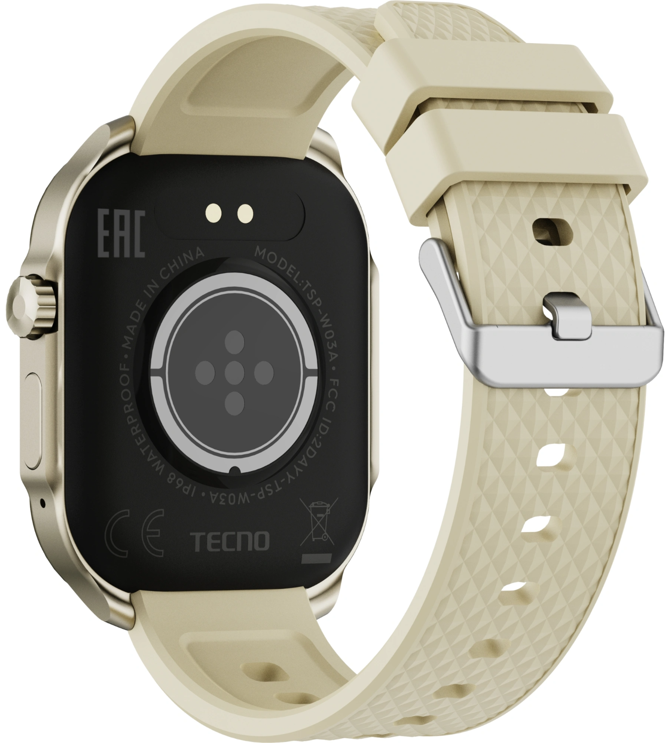 Смарт-часы Tecno Watch 3 Active золотистый W03A