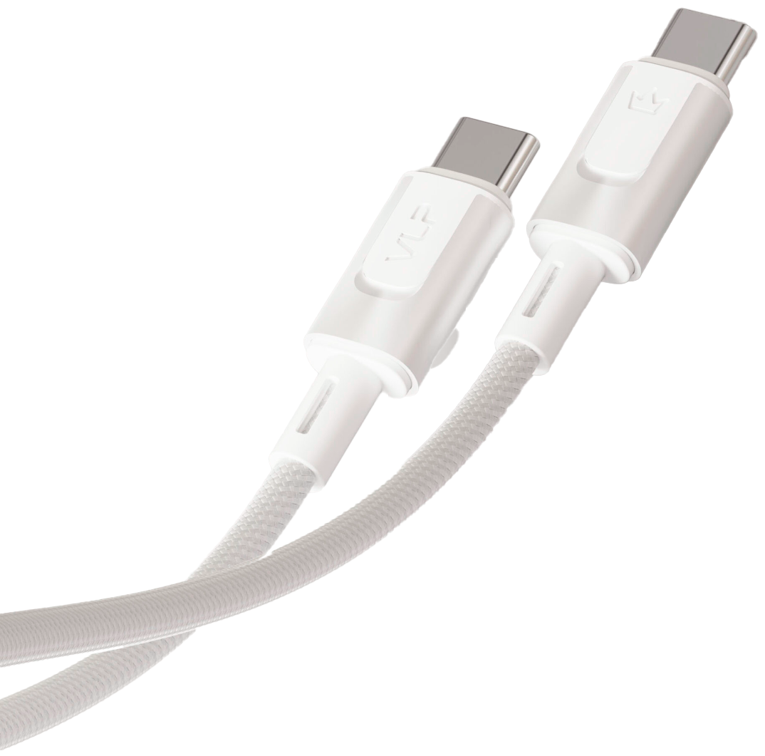 Кабель VLP Force Line Type-C to Type-C 100W 2m белый