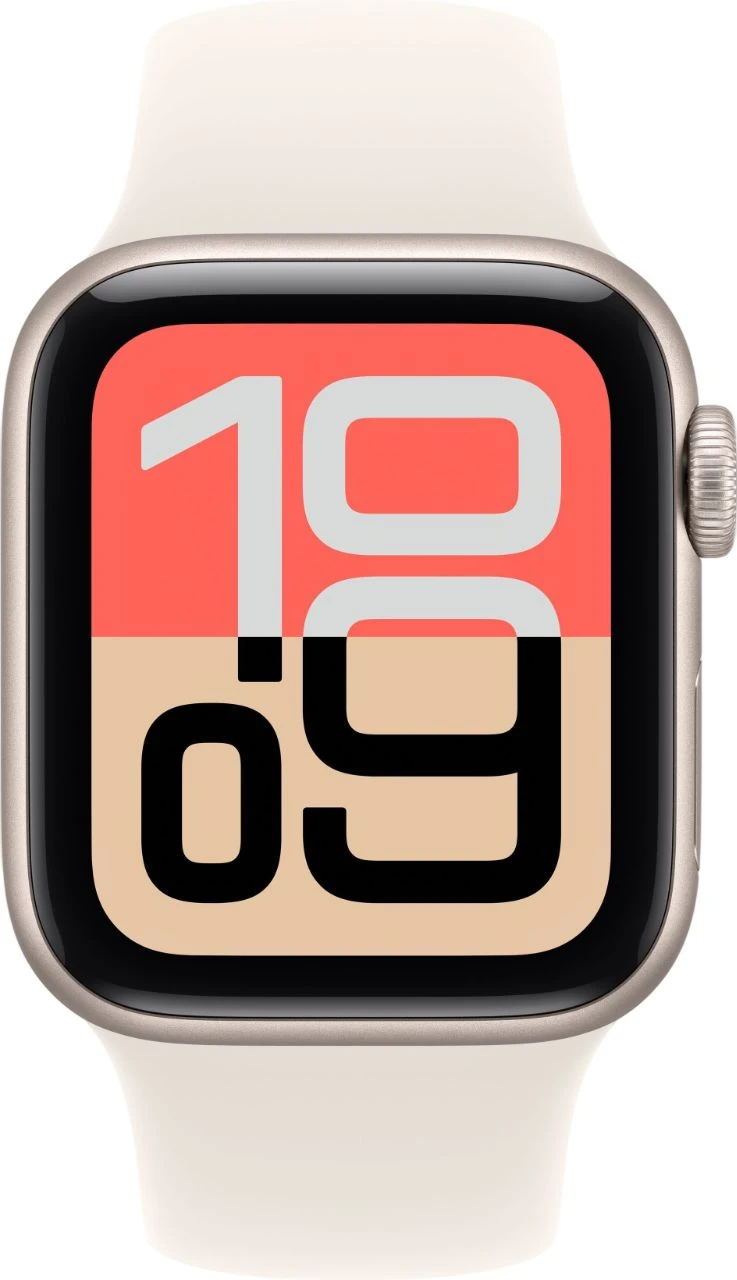 Смарт-часы Apple Watch SE 3 40mm золотистый с бежевым ремешком