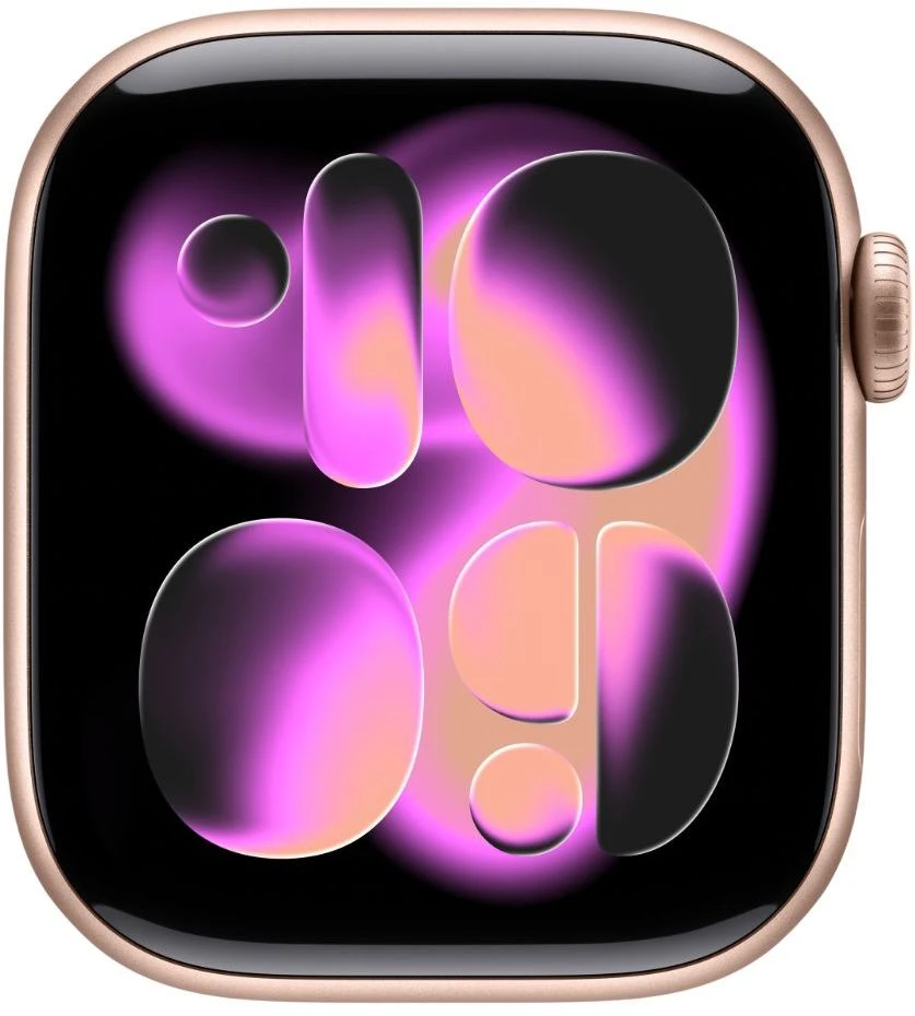 Смарт-часы Apple Watch Series 11 42mm золотистый с бежевым ремешком