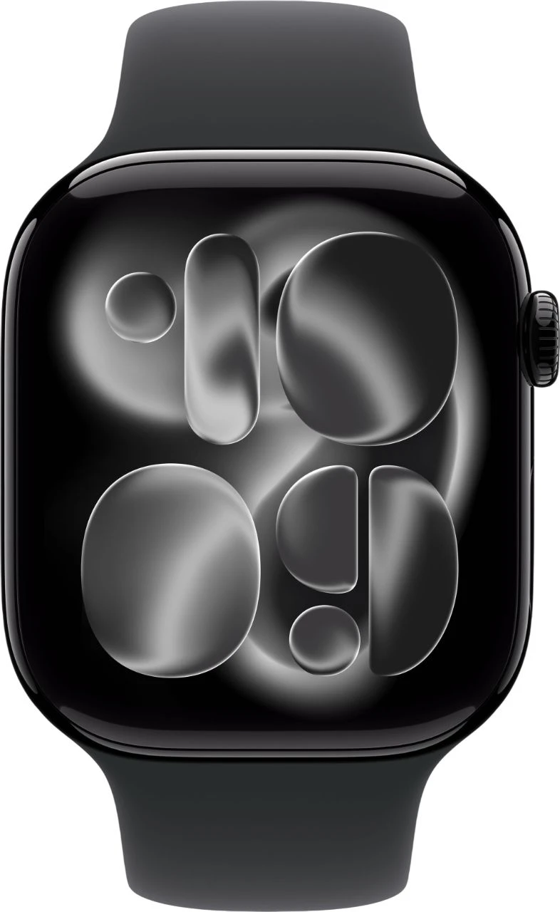 Смарт-часы Apple Watch Series 11 46mm черный с черным ремешком