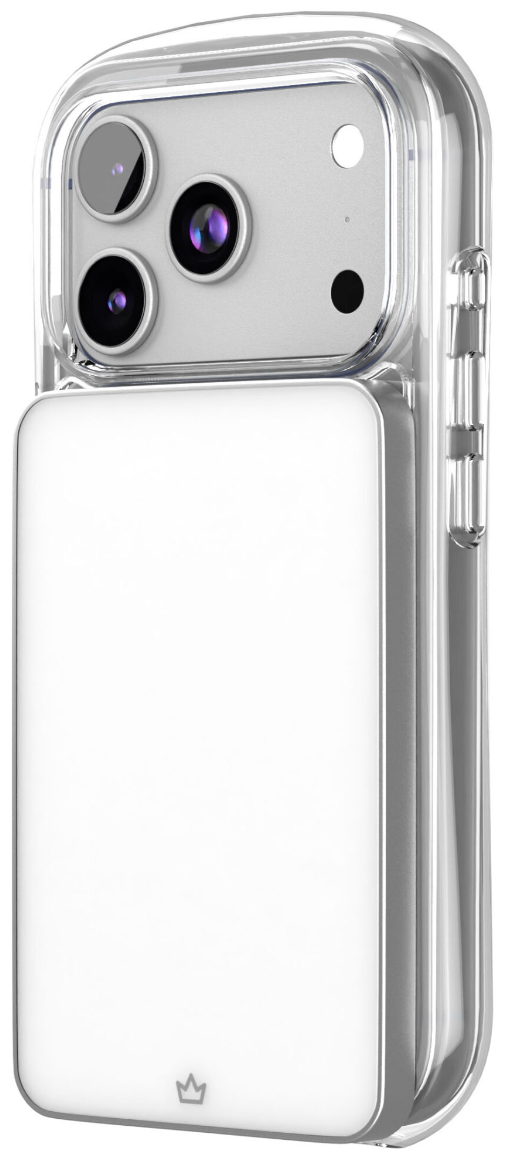 Чехол для смартфона VLP Bubble Case Apple iPhone 17 Pro MagSafe белый