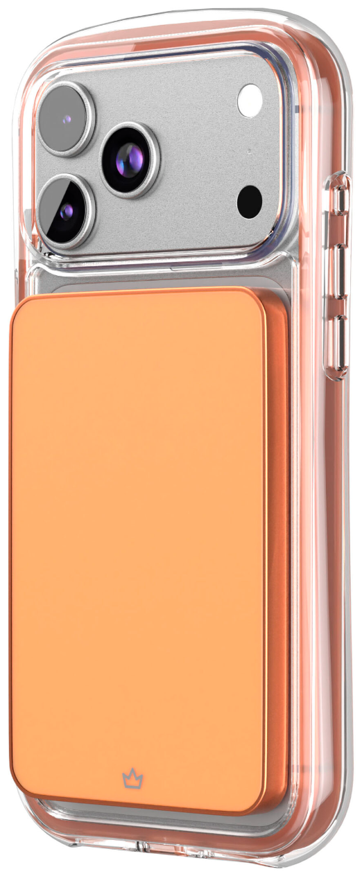 Чехол для смартфона VLP Bubble Case Apple iPhone 17 Pro MagSafe оранжевый