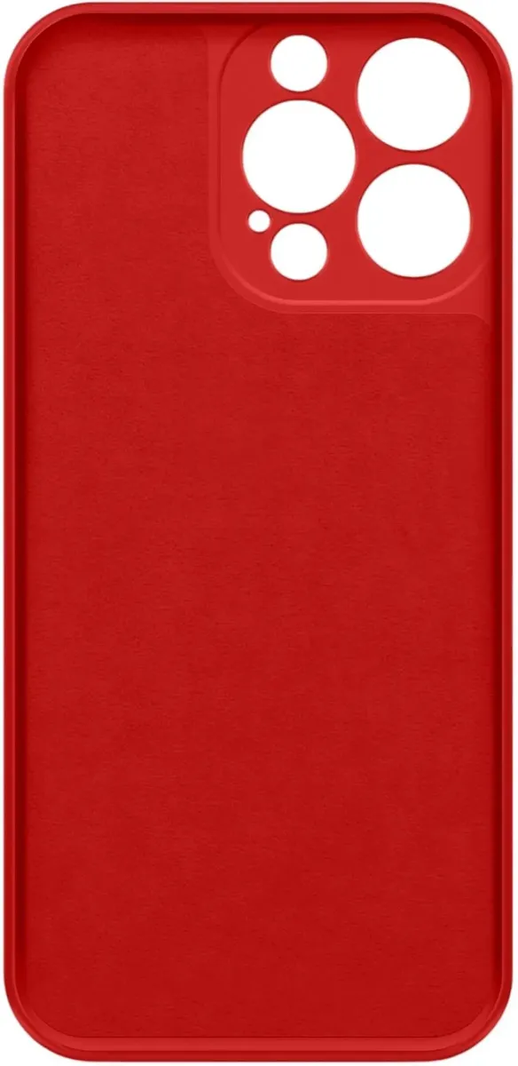 Чехол для смартфона BoraSCO Microfiber Case матовый для Apple iPhone 13 pro красный