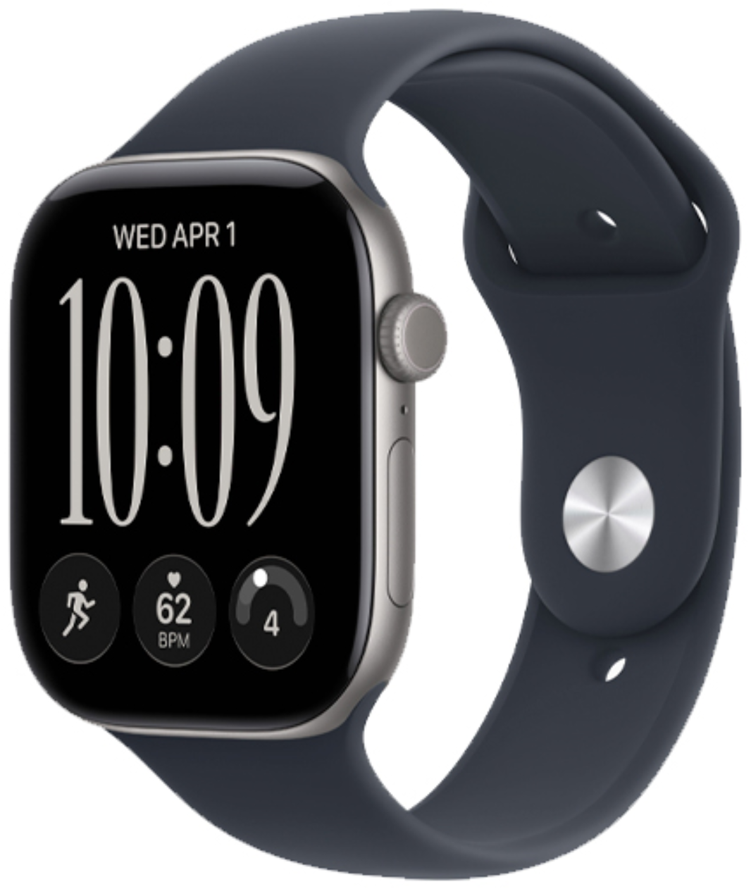 Смарт-часы Apple Watch Series 12 46mm серый с синим ремешком