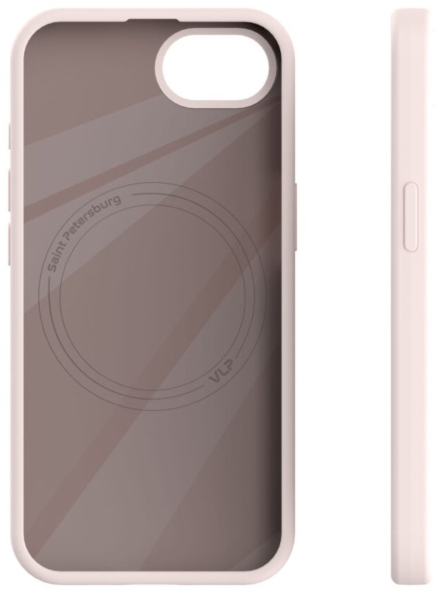 Чехол для смартфона VLP Aster Case Apple iPhone 16e/17e MagSafe розовый