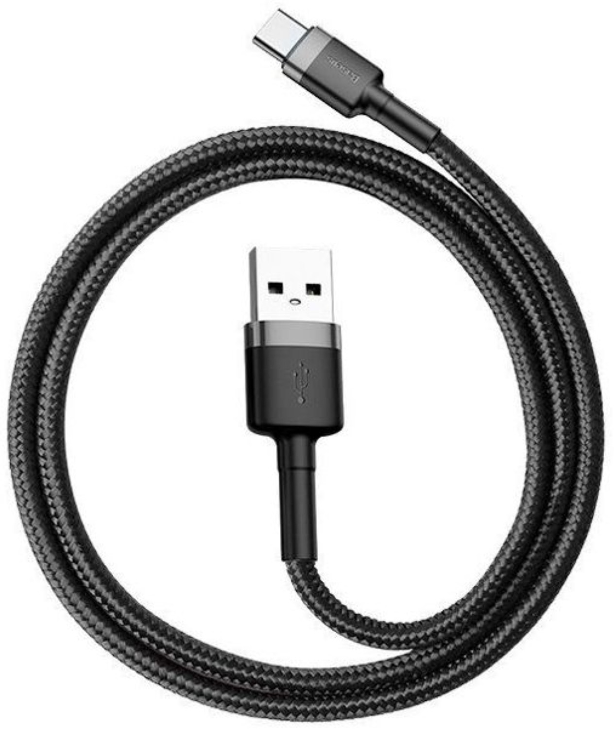 Кабель Baseus Cafule Type-A to Type-C 3A 0,5m черно-серый