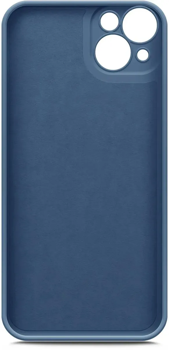 Чехол для смартфона BoraSCO Microfiber Case матовый для Apple iPhone 14 синий