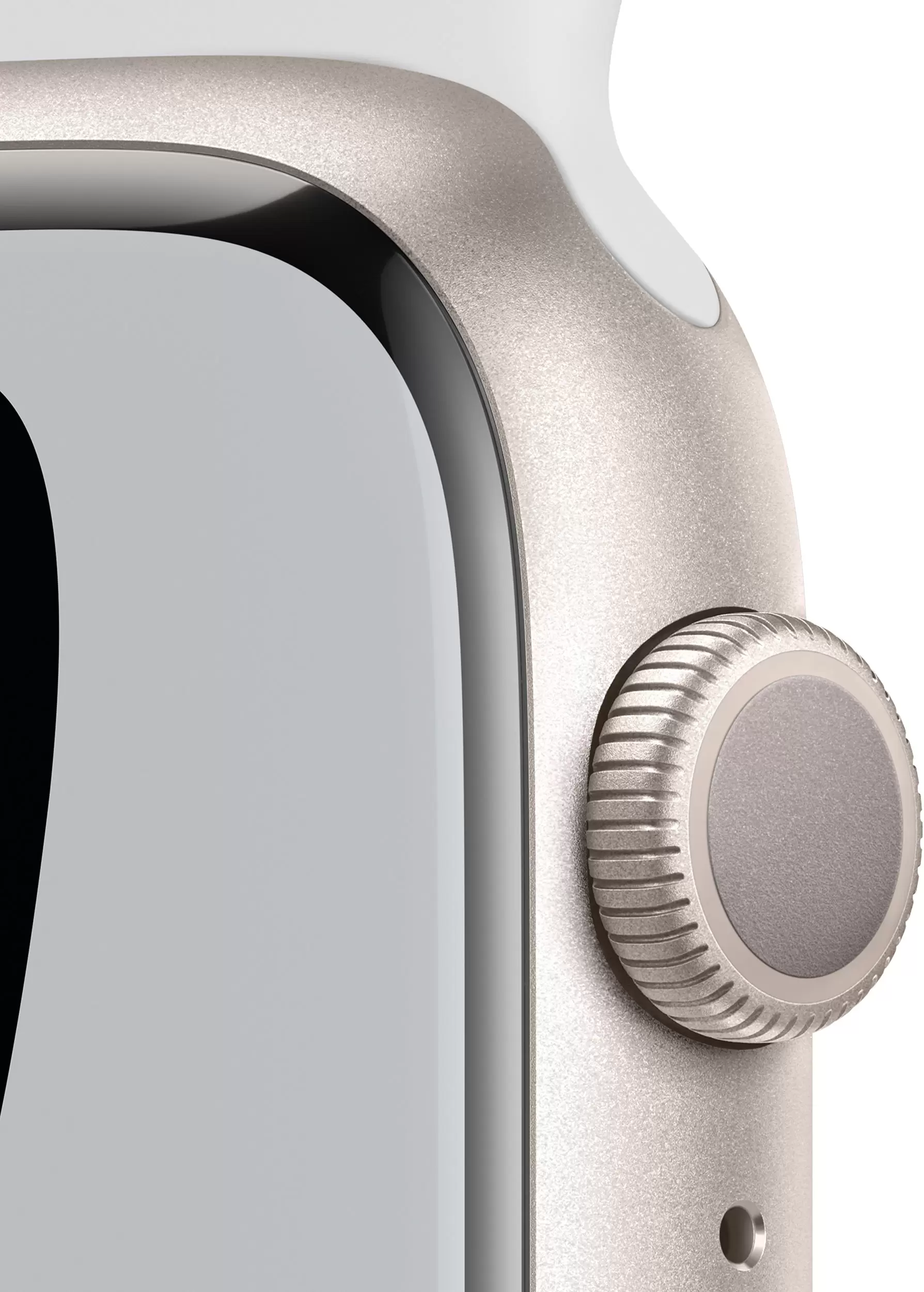 Смарт-часы Apple Watch Series 7 Nike 45mm серый с белым ремешком