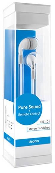 Проводная гарнитура Deppa DR-101 Pure Sound белый