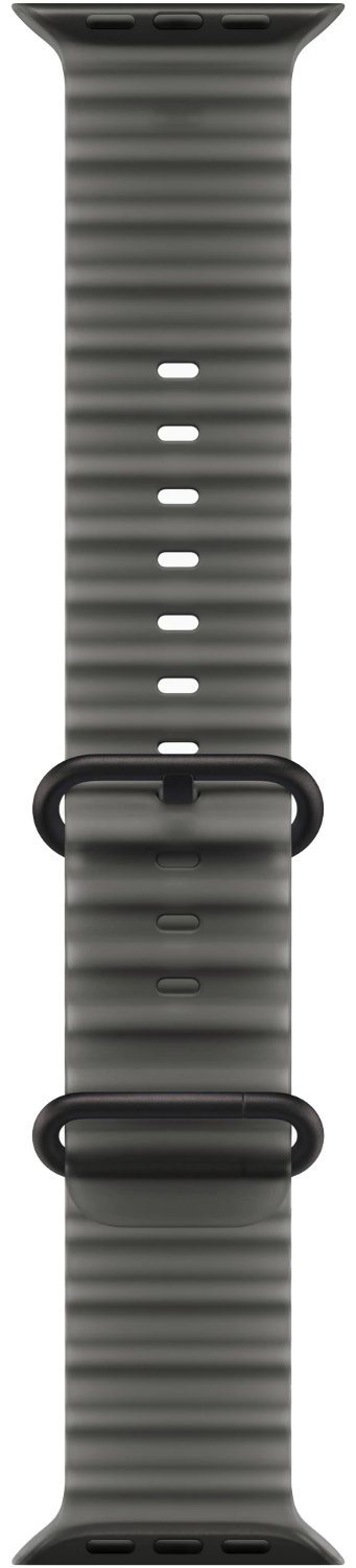 Смарт-часы Apple Watch Ultra 4 49mm черный титан с прозрачным черным Ocean ремешком
