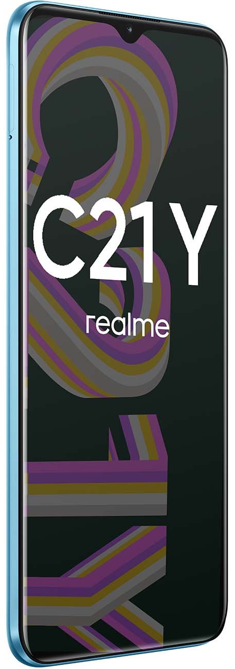 Смартфон realme C21Y 3/32 ГБ голубой