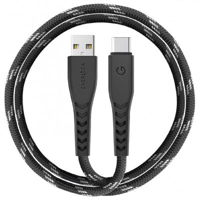 Кабель EnergEA NyloFlex USB-A to USB-C 1.5m черный CBL-NFAC5U-BLK150