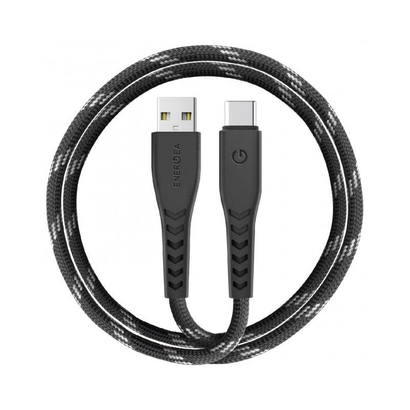 Кабель EnergEA NyloFlex USB-A to USB-C 1.5m черный CBL-NFAC5U-BLK150