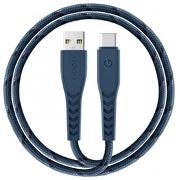 Кабель EnergEA NyloFlex USB-A to USB-C 1.5m синий CBL-NFAC5U-BLU150