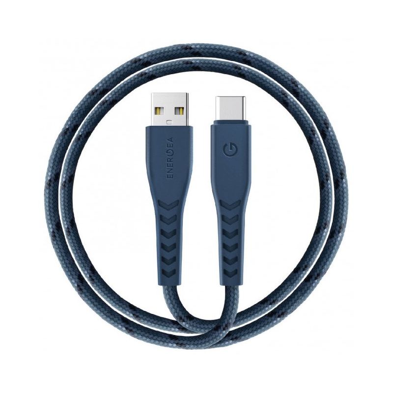 Кабель EnergEA NyloFlex USB-A to USB-C 1.5m синий CBL-NFAC5U-BLU150