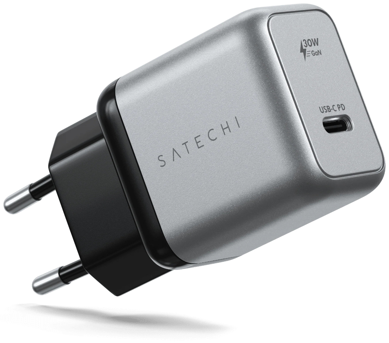Адаптер питания Satechi 30W USB-C GaN Wall Charger серый