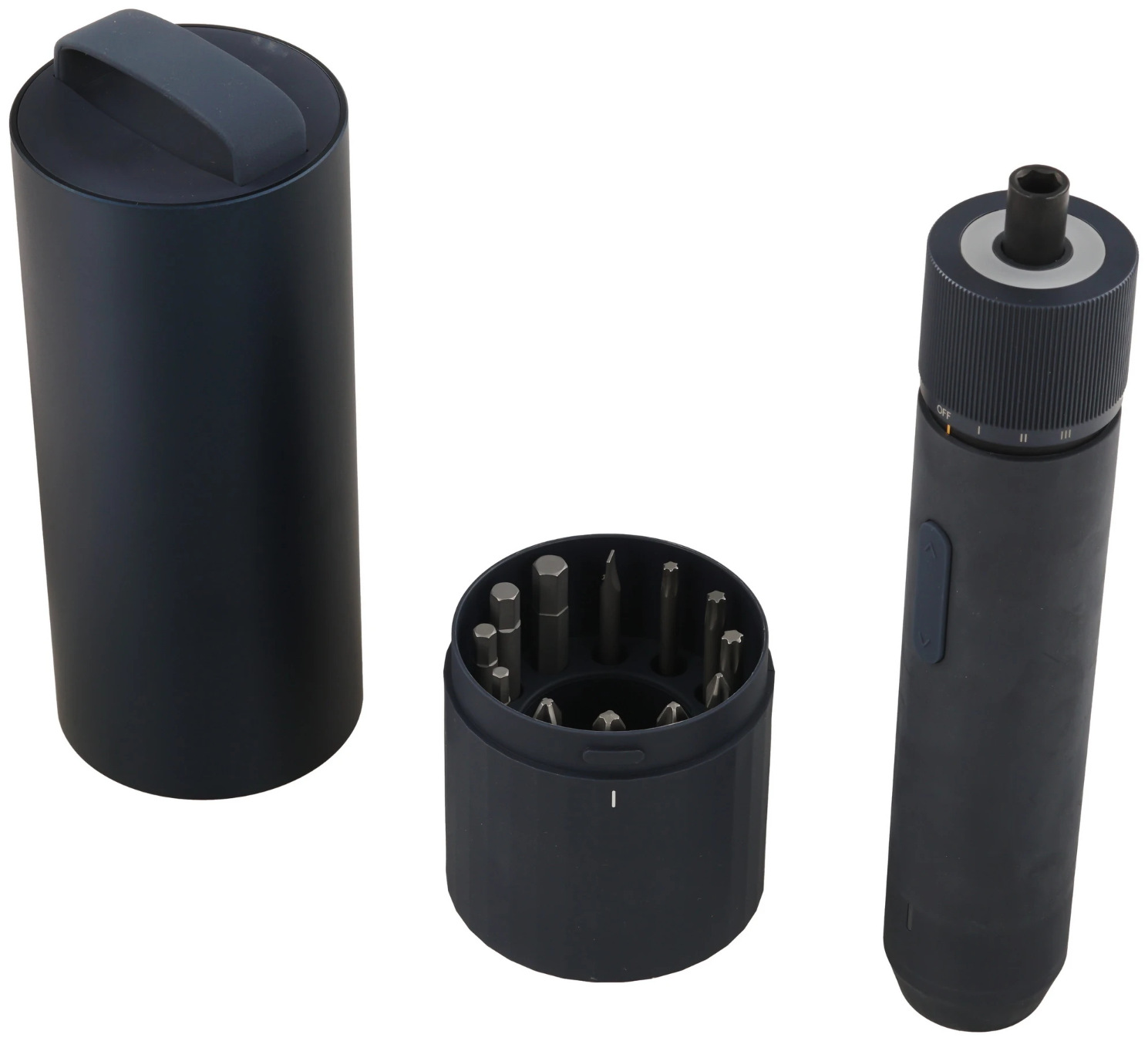 Аккумуляторная отвертка с набором бит HOTO 3.6V Cordless Screwdriver синий HTE0001GL