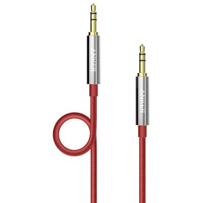 Кабель аудио Anker 3.5mm Premium Auxiliary Audio Cable 1.2m красный A7113091