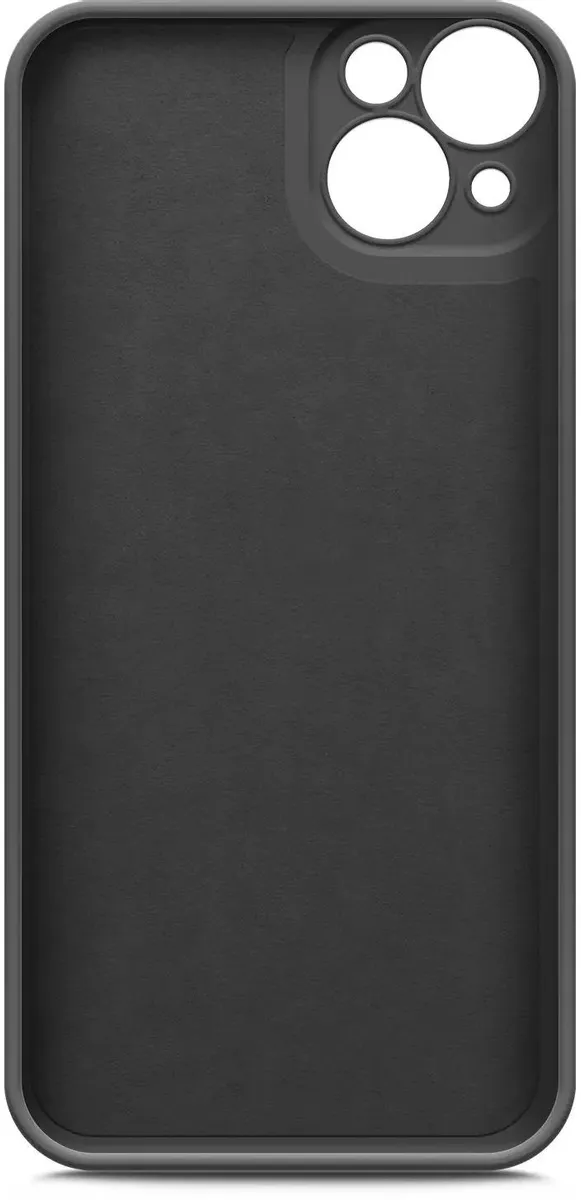 Чехол для смартфона BoraSCO Microfiber Case матовый для Apple iPhone 14 plus черный