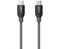 Кабель Anker PowerLine+ USB-C to USB-C 1.8m серый A81880A1