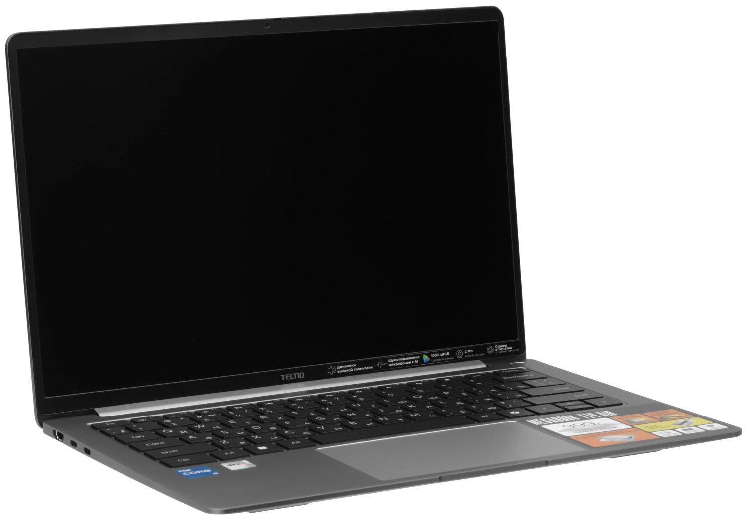 14" Ноутбук Tecno Megabook T14RA Air i5-1334U/16GB/512GB SSD/W11H серый 