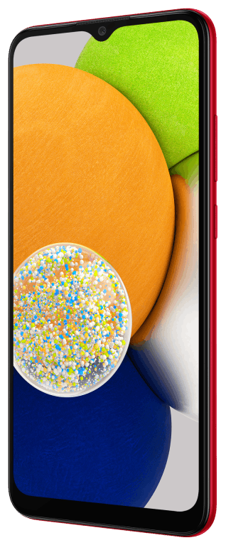 Смартфон Samsung Galaxy A03 4/128 ГБ красный