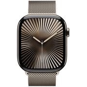 Смарт-часы Apple Watch Series 10 GPS + Cellular 46mm серый титан с серым Milanese Loop ремешком