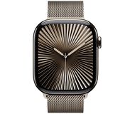 Смарт-часы Apple Watch Series 10 GPS + Cellular 46mm серый титан с серым Milanese Loop ремешком