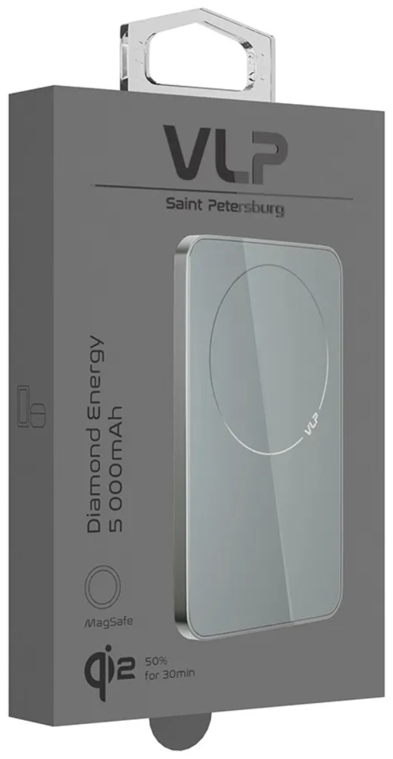 Портативный аккумулятор VLP Diamond Energy MagSafe 5000 mAh белый