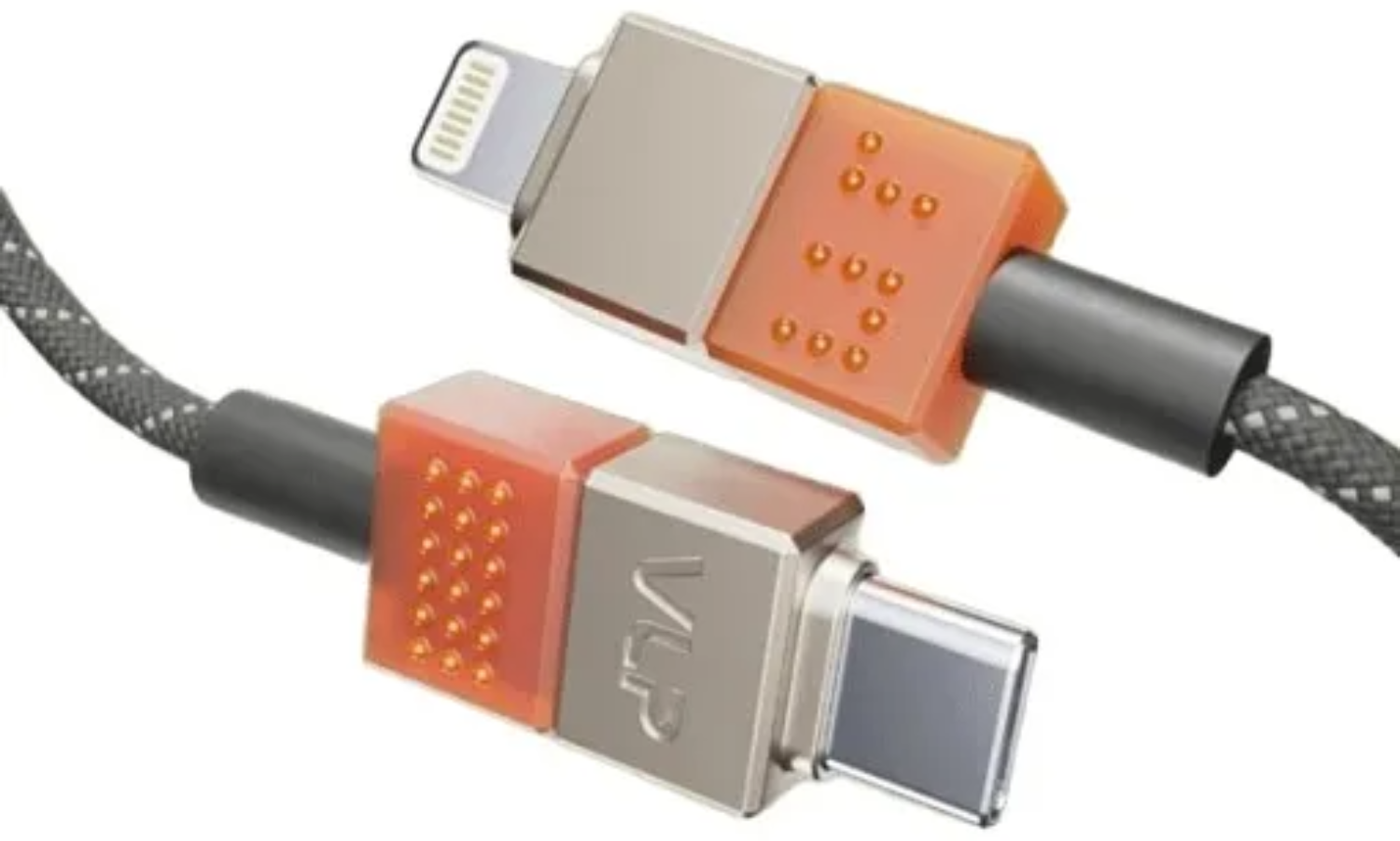 Кабель VLP NEO Type-C to Lightning MFI 27W 1.5m серый