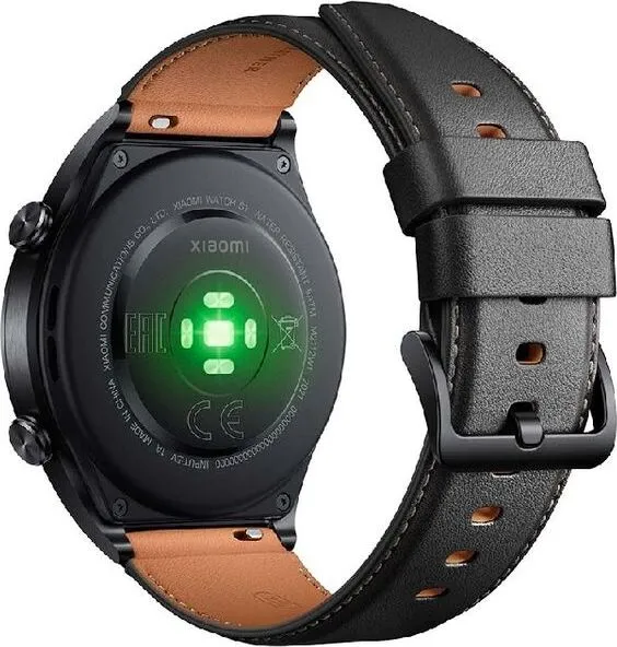 Смарт-часы Xiaomi Watch S1 черный с черным ремешком ЕСТ