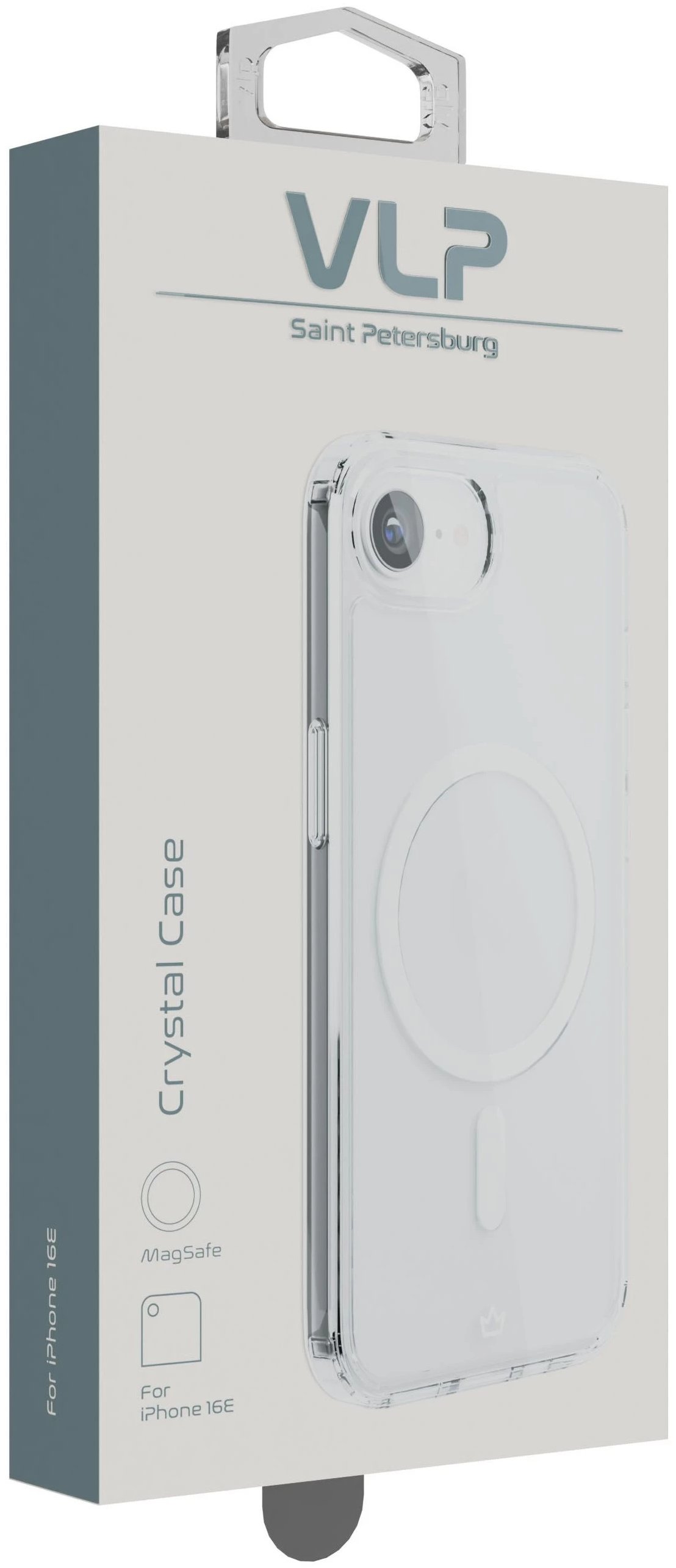 Чехол для смартфона VLP Crystal Case Apple iPhone 16e MagSafe прозрачный