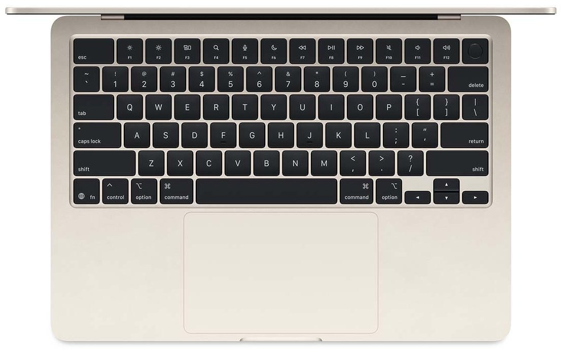 13,6" Ноутбук Apple MacBook Air M4/24/512 ГБ золотистый MC6A4