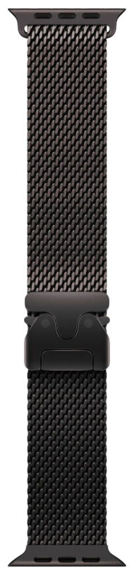 Смарт-часы Apple Watch Ultra 3 49mm черный титан с черным Milanese ремешком