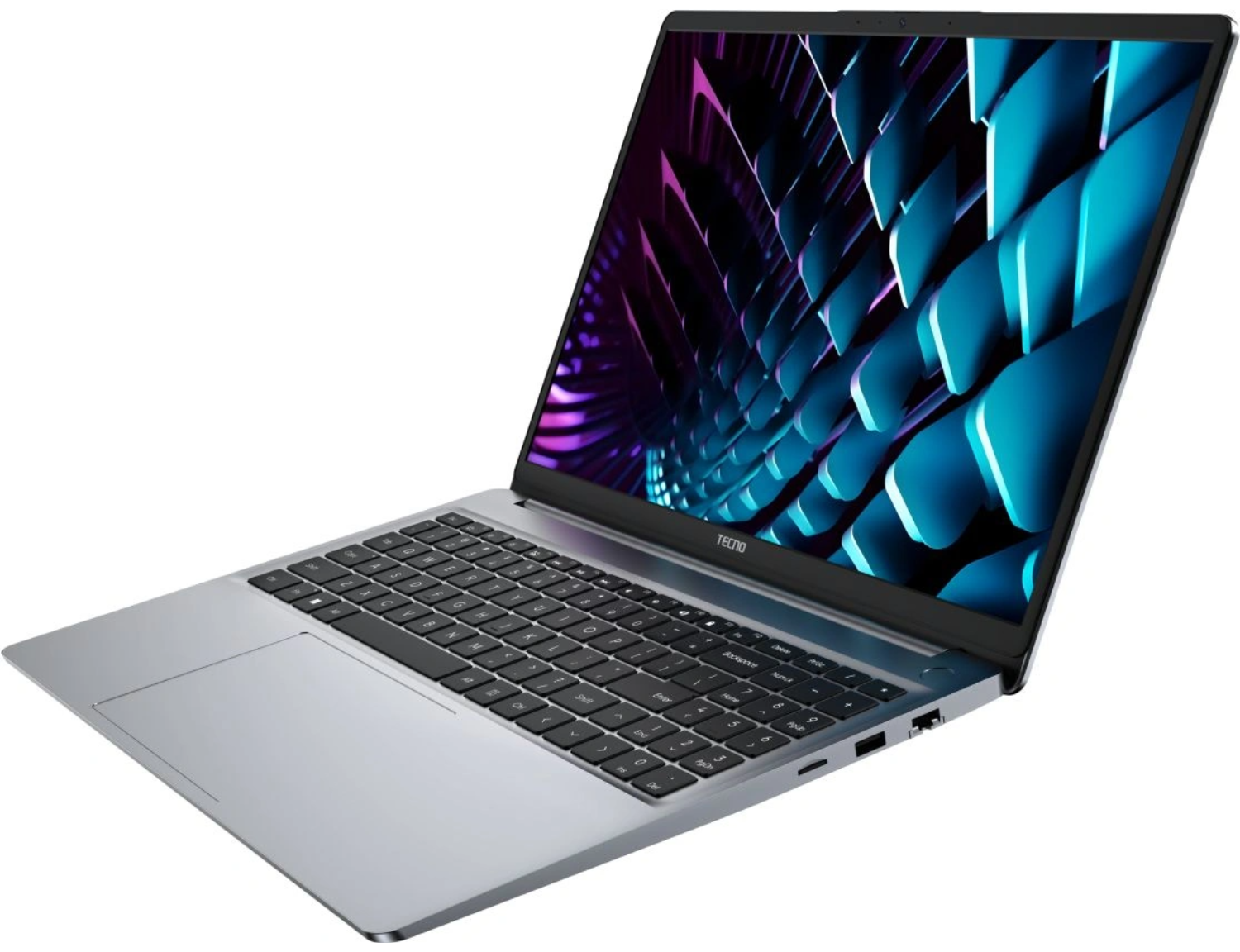 15,6" Ноутбук Tecno Megabook K15SFA R5-7535HS/8GB/512GB SSD/W11H серый 