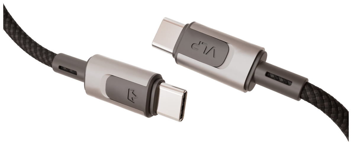Кабель VLP Force Line Type-C to Type-C 100W 1.2m черный