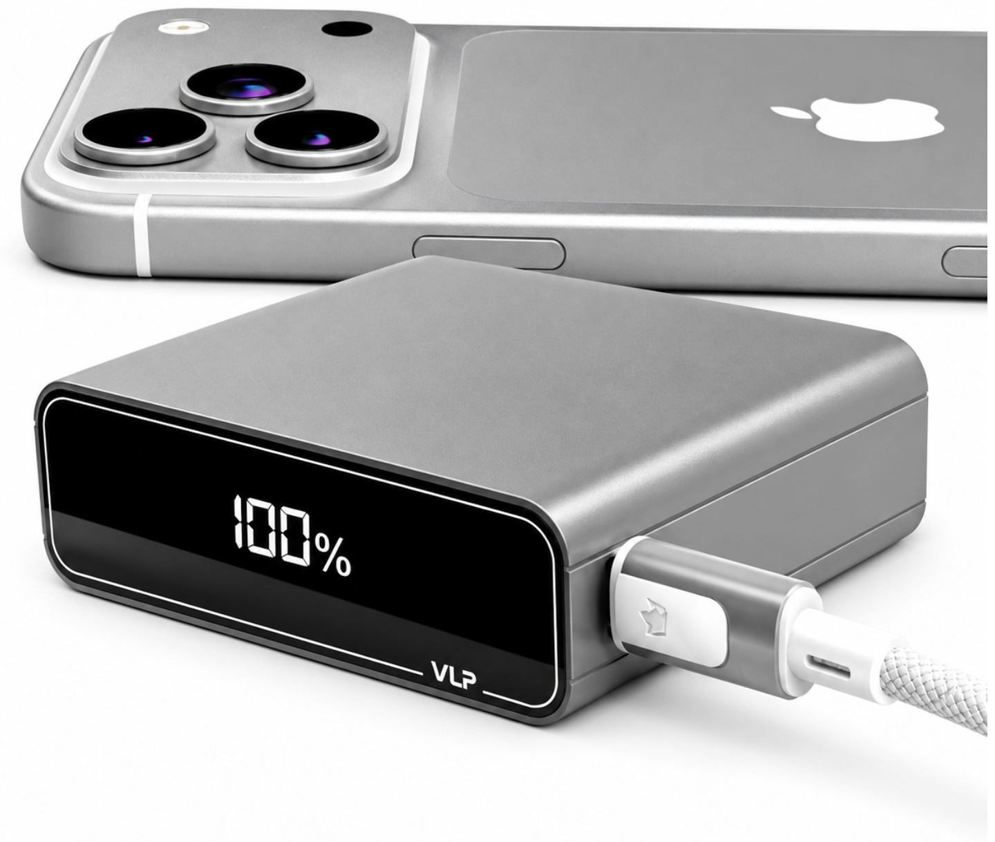 Портативный аккумулятор VLP B-Energy 10000 mAh 30W серый