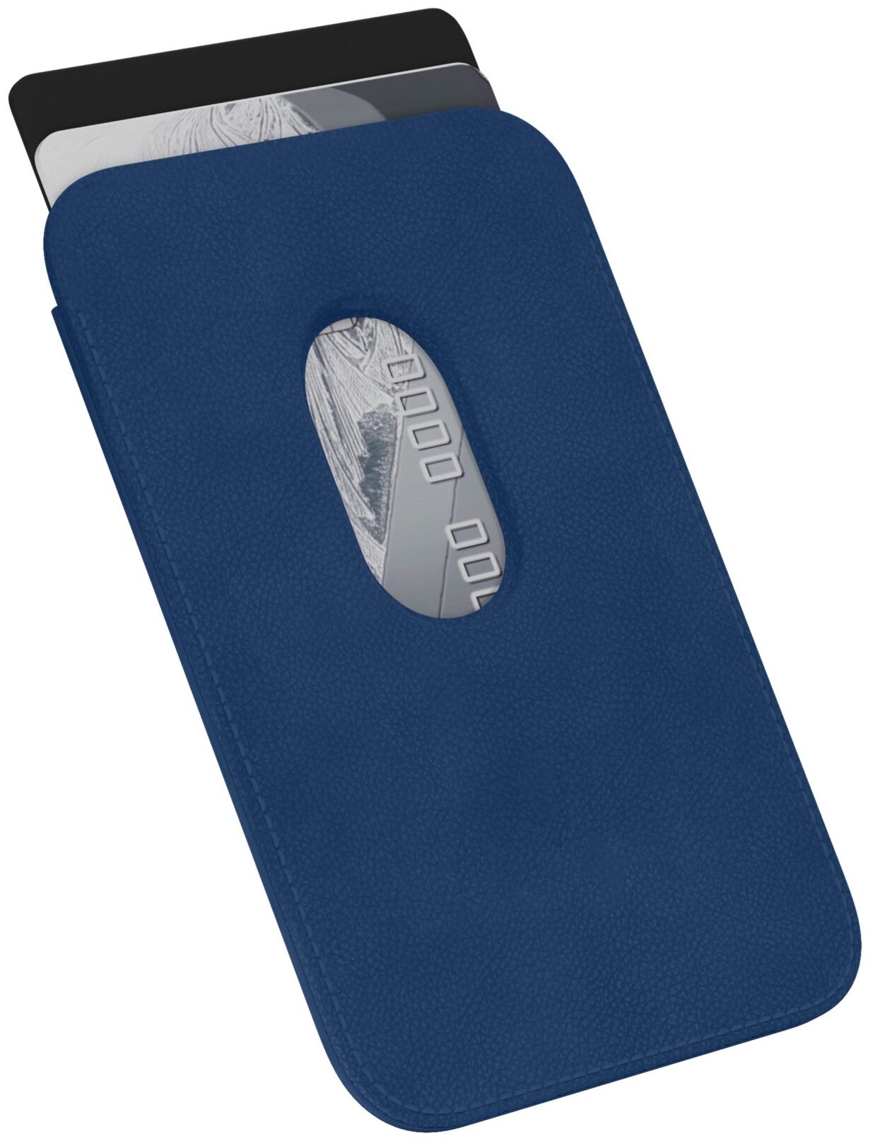 Чехол-бумажник VLP MagSafe синий