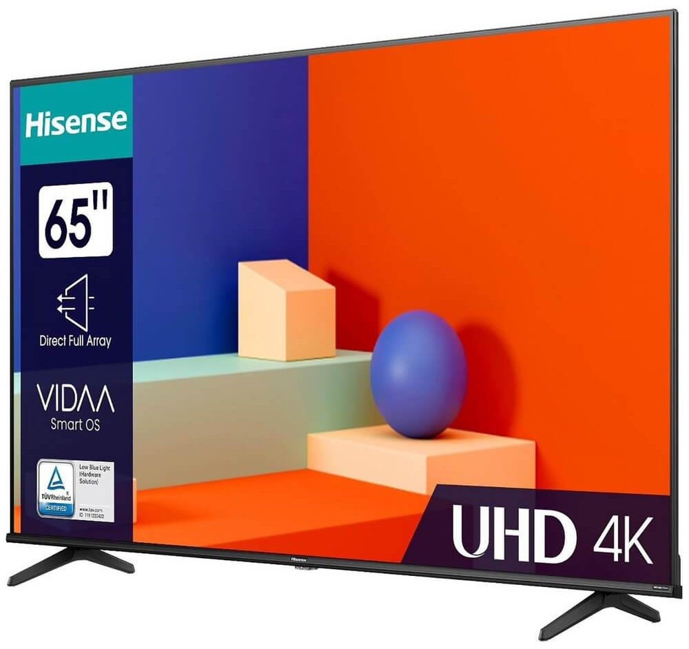 Телевизор Hisense 65A6K 65" черный