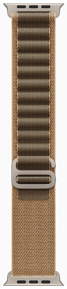 Смарт-часы Apple Watch Ultra 4 49mm серый титан с коричневым Alpine ремешком