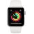 Смарт-часы Apple Watch Series 3 38mm серебристый с белым ремешком