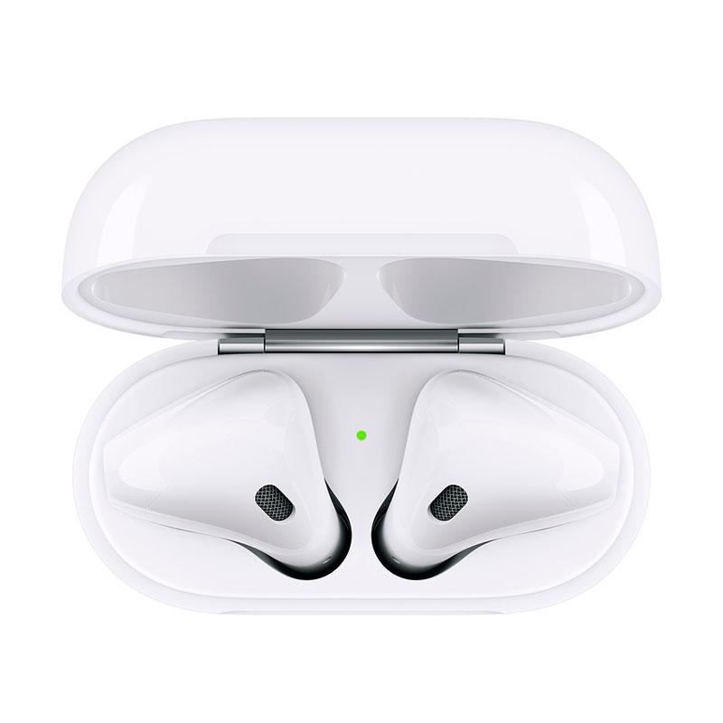 Беспроводные наушники Apple AirPods 2 (с зарядным футляром) MV7N2