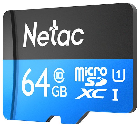 Карта памяти 64 ГБ Netac MicroSD Card P500 Standard