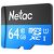 Карта памяти 64 ГБ Netac MicroSD Card P500 Standard