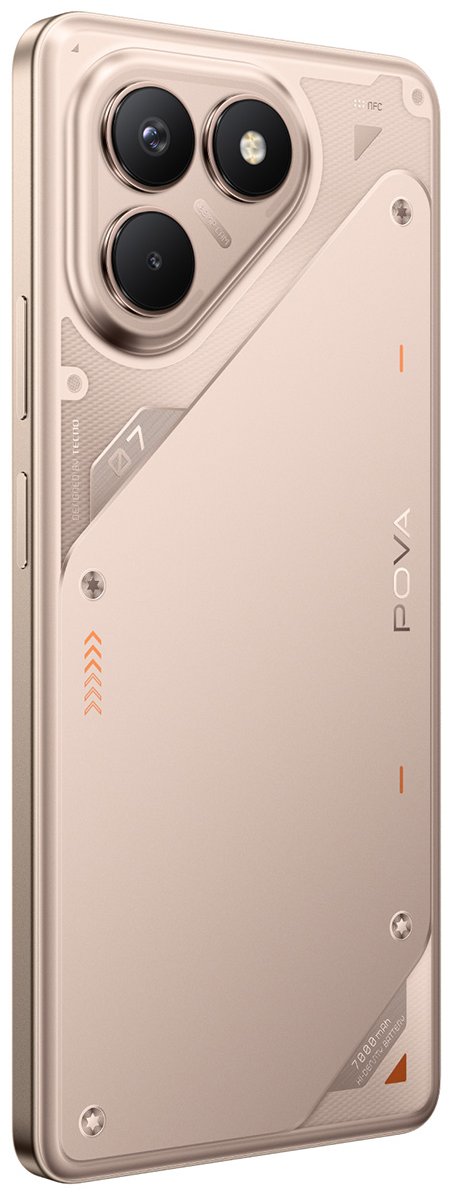 Смартфон Tecno POVA 7 Neo 8/256 ГБ бежевый