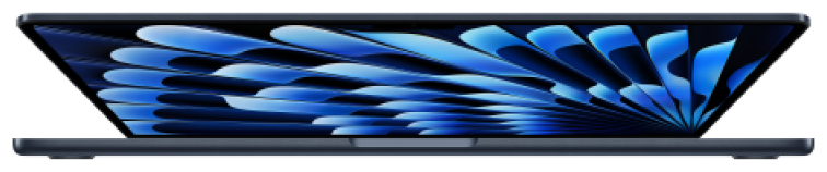 15,3" Ноутбук Apple MacBook Air M2/8/256 ГБ черный MQKW3