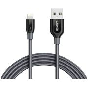 Кабель Anker PowerLine+ Lightning-USB 0.9m серый