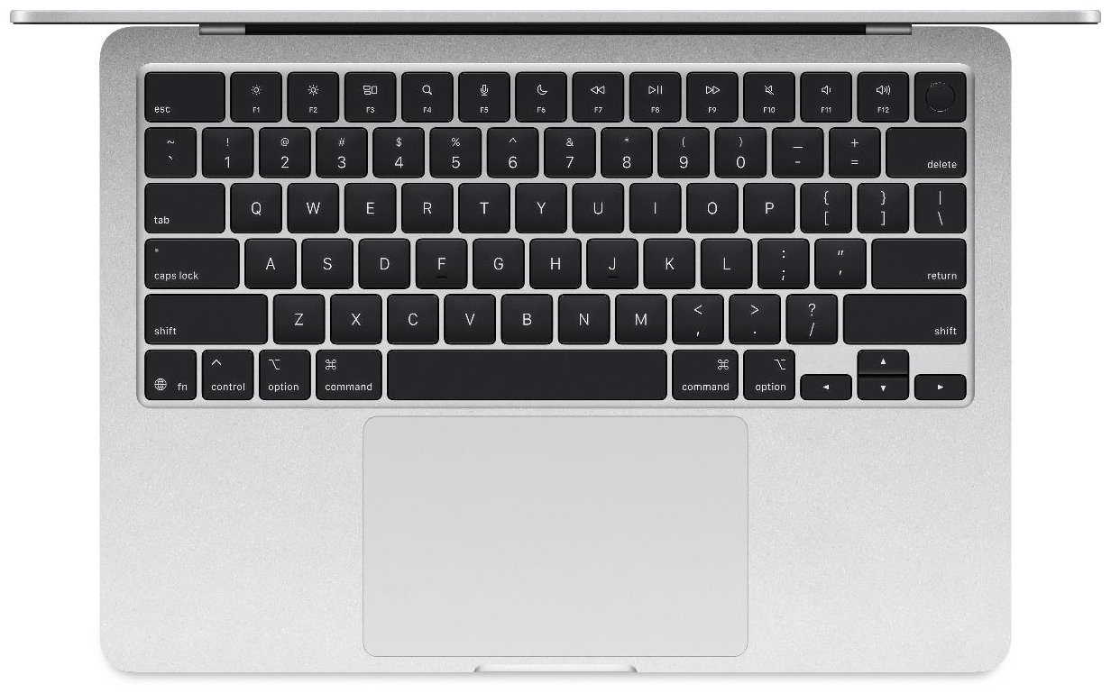 13,6" Ноутбук Apple MacBook Air M4/16/512 ГБ серебристый MW0X3